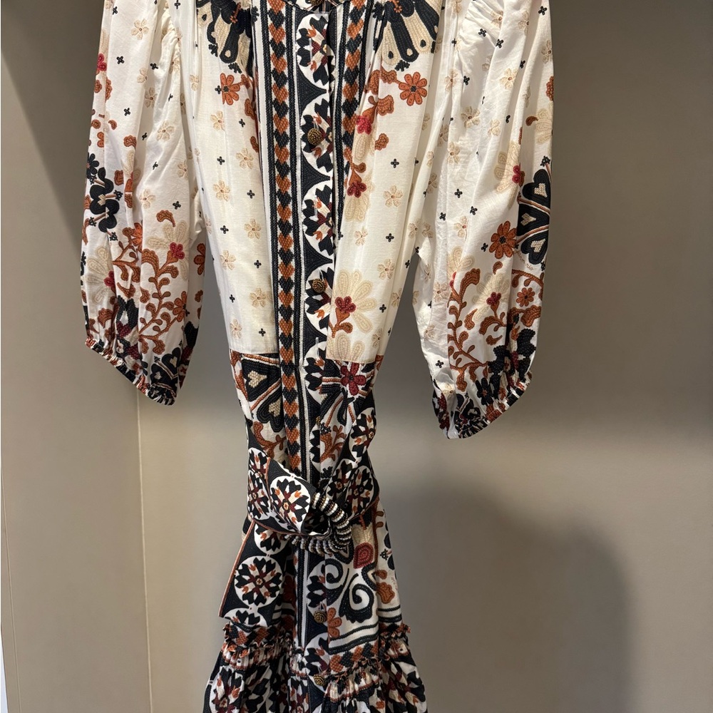 FARM Rio Multicolor Long Sleeve Dress